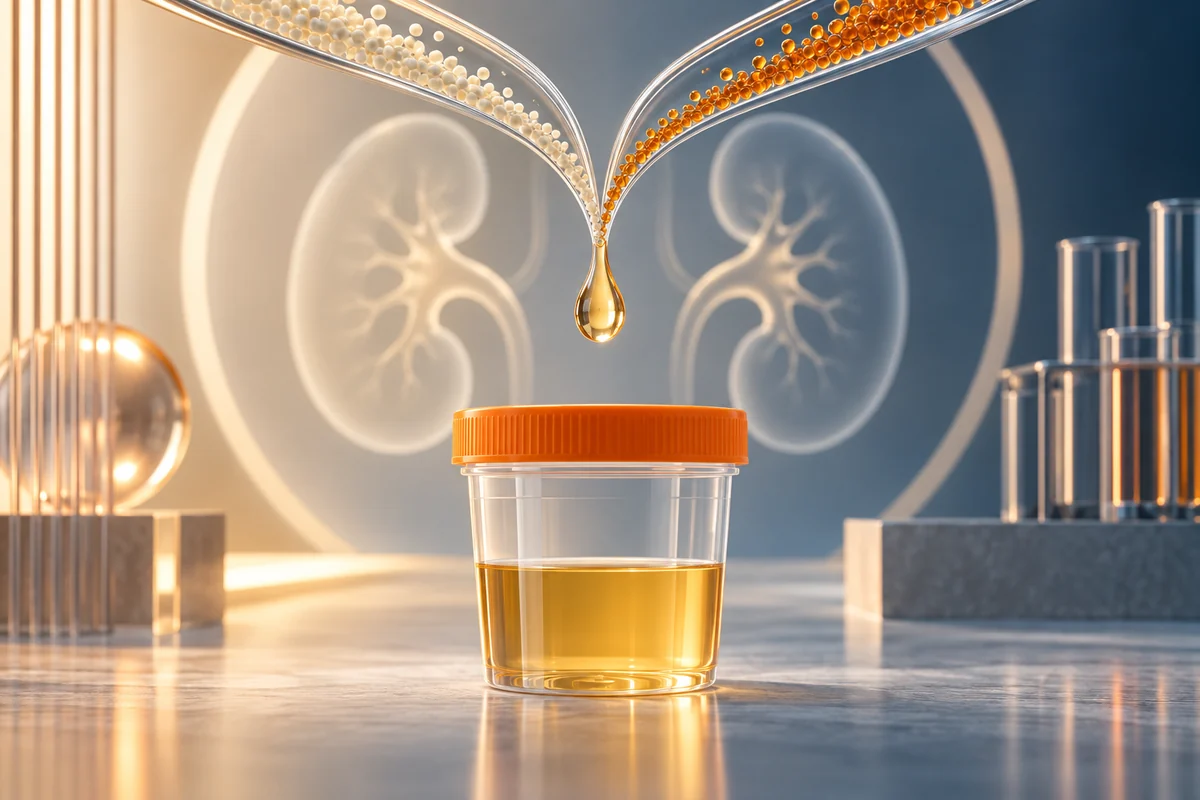 Conceptual urine sample and paired kidney-related measurements for UPCR